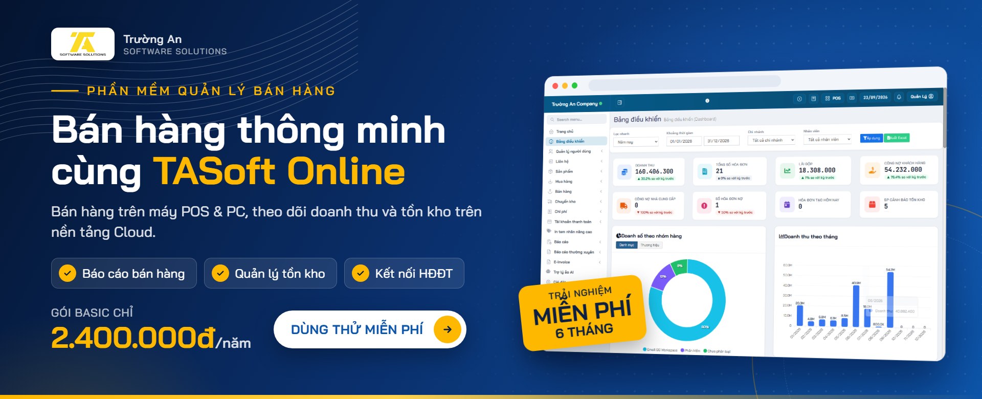 Phần mềm quản lý bán hàng TASoft Online